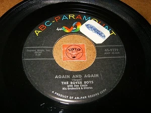 THE ROVER BOYS - AGAIN AND AGAIN - LITTLE DID I KNOW / LISTEN - DOO WOP - Picture 1 of 2