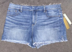 Lauren Conrad Short Blue Jean Shorts Distressed 14 - Picture 1 of 3