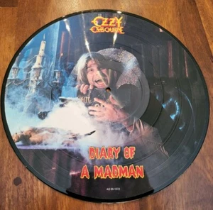 RARE Ozzy Osbourne Diary of a Madman 1981 promo picture disc lp AS 99-1372 - Picture 1 of 4