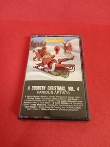 A Country Christmas Volume 4 Cassette Tape - Picture 1 of 10