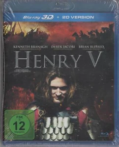 Henry V 3D + 2D Blu Ray NEU Kenneth Branagh Derek Jacobi Brian Blessed - Bild 1 von 2