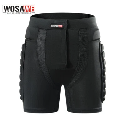 WOSAWE Protective Hip Shorts Ski Snowboard Impact Pants Protector Guards Shorts