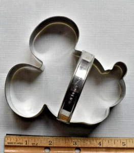 Walt Disney’s Mickey Mouse  Metal Cookie Cutter 4.5" NEW - Picture 1 of 3