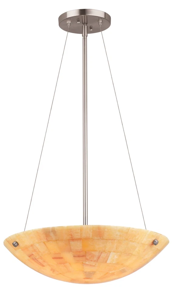 Forecast Lighting 1F68736 18" Three Light Bowl Pendant with Onyx Mosaic Shade - Image 1 of 1