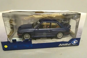 SOLIDO S1801509 BMW E30 M3 Mauritius Blue 1990 1/18 Scale Die-Cast Model Car - Picture 1 of 7