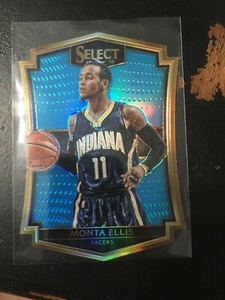 2015-16 Select Premier Prizms Light Blue Die Cut #197 Monta Ellis/199