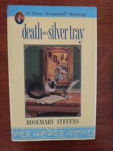 Death on a Silver Tray by Rosemary Stevens (2000, Hardcover) Beau Brummell - NEW - Picture 1 of 1