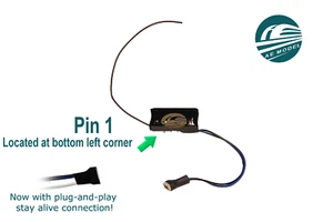 AED-8PD.4 DCC Concepts AE Model Nano 8-Pin Direct 4fn Decoder - Picture 1 of 1