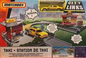 NEW Matchbox 2008 City Links Taxi Station N6067 Build your City Playset Rare - Picture 1 of 2