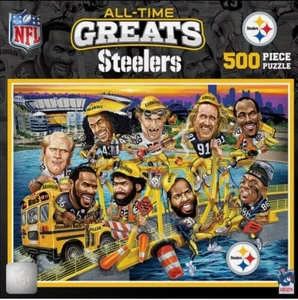 Pittsburgh Steelers All Time Greats 500 Teile Superbowl Champions Raiders gebraucht - Bild 1 von 6