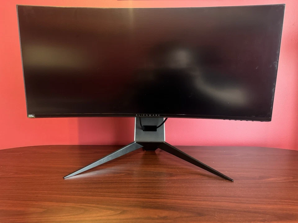 Alienware AW3418DW 34” Curved UltraWide QHD Gaming Monitor 120Hz G-Sync - Image 1 of 4