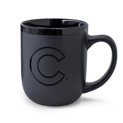WinCraft Chicago Cubs 17oz. Black Tonal Ceramic Mug - Image 1 of 2