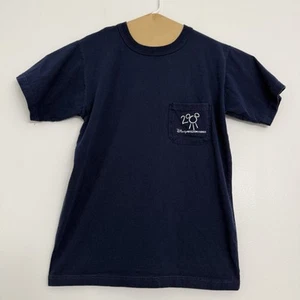 Vintage Y2K Walt Disney World 2000 Disney MGM Studios Mens M Navy Pocket Tee USA - Picture 1 of 4