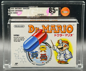 Dr. Mario Nintendo Famicom Japanese Version Unopened New VGA 85+ Graded