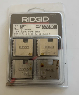 Ridgid 2" NPT Pipe Die Teeth Cat.#37850 for 12-R Alloy Pipe Dies (pic have info) - Image 1 of 3