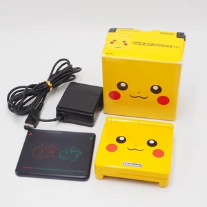 Nintendo Game Boy Advance SP Pikachu Yellow Edition Handheld Console Used - Picture 1 of 16