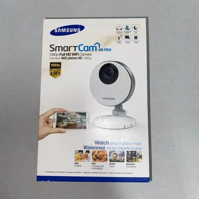 Cámara de Seguridad SAMSUNG SMARTCAM HD PRO 1080P HD WIFI, Completa, con Caja, P6410BN Foto 1 de 4