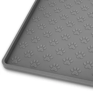 Pet Placemat for Dog and Cat, Mat for Prevent Food and Water Overflow, Suitable  - Picture 1 of 12