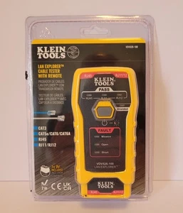Klein Tools Data Cable Tester VDV526-100 LAN Explorer With Remote - Picture 1 of 3
