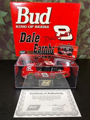 REVELL DALE EARNHARDT JR #8 1999 BUDWEISER MONTE CARLO W/ 1:24 & 1:64 BANK SET - Image 1 of 4