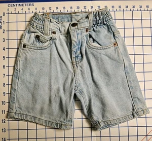 Jeans vintage Little Levis 566 2T lavado claro denim años 90 niño lengüeta naranja suelto - Imagen 1 de 9