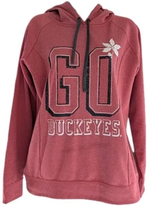 OHIO STATE VARSITY Damen Langarm Kapuzenpullover - Größe M - Bild 1 von 4
