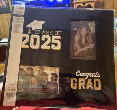 Class Of 2025 Congrats Graduation Recollections SCRAPBOOK 20 Pages New - Image 1 of 4