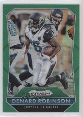 2015 Panini Prizm Green Prizm Denard Robinson #178 - Image 1 of 2
