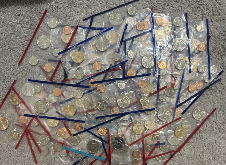 Sale 🔥 Lot of 55 USA Mint Uncirculated Coin Sets  - Image 1 of 3