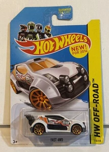 Hot Wheels Fast 4x4 HW Off-Road Series 2013 NUEVO Die Cast Car Blanco - Imagen 1 de 4