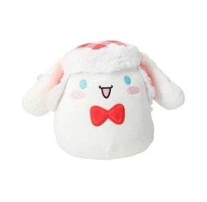 Squishmallows Hello Kitty Cinnamoroll 8” White Holiday Christmas Sanrio Hat NWT - Picture 1 of 1