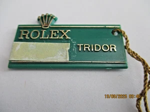 Original Vintage Rolex Tridor Big Crown Green Hang Tag Ultra Rare - Bild 1 von 2
