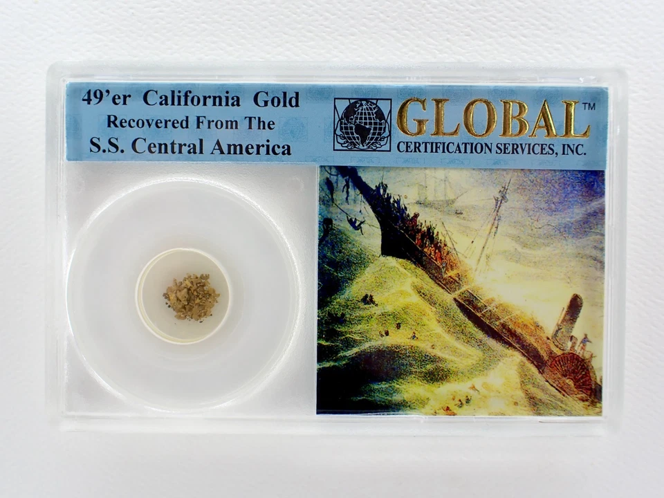 Oro de California 49'er - Recuperación de naufragios de América Central de las SS - GCSI pellizco de oro Foto 1 de 4