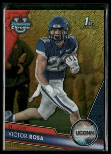 2023 Bowman University Chrome #186 Victor Rosa Gold Refractor #/50 - Picture 1 of 2