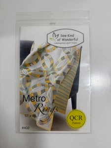 METRO RINGS QUILT QCR PATTERN  402  SEW KIND OF WONDERFUL - Picture 1 of 3