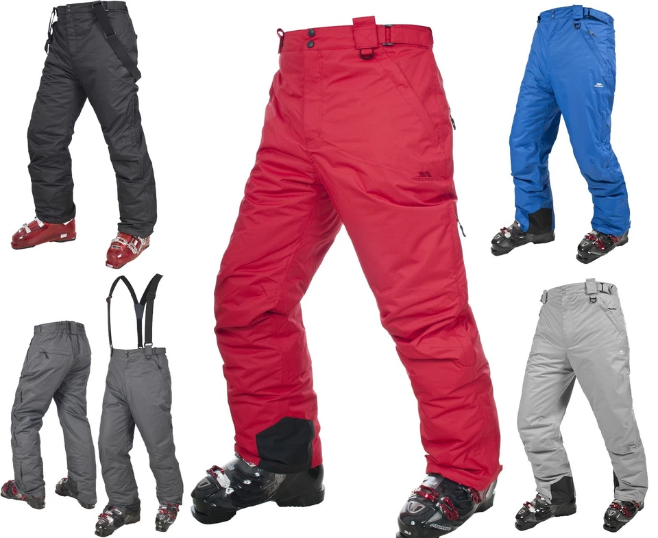 TRESPASS HOMBRE BEZZY PROTEKT LT AISLADO IMPERMEABLE 5000MM ESQUÍ NIEVE PANTALÓN Foto 1 de 1