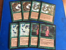 MTG - 4x Yavimaya Ancients & 4x Deadly Insect - Alliances - Moderate Play