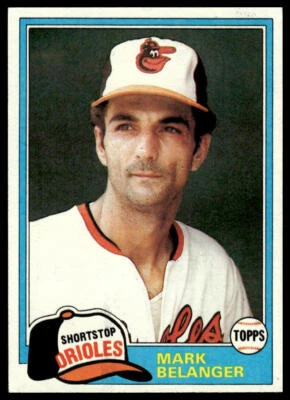 1981 Topps #641 Mark Belanger Baltimore Orioles Baseball - Image 1 of 2