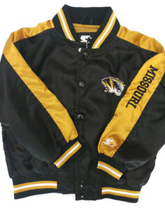 Starter Boys Mizzou University Missouri Tigers Jacket Coat Size 4T Black Gold
