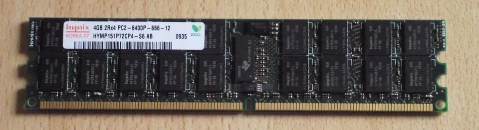Hynix DDR2 Server Ram HYMP151P72CP4-S6 AB, 4GB, 800MHz - Bild 1 von 1