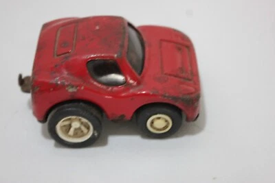 Coche deportivo vintage rojo Tonka. Corvette pop estaño hecho en Japón Foto 1 de 4