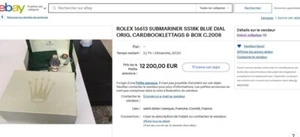 ATTENTION NOT FOR SALE!!! ROLEX 16613 SUBMARINER SS18K BLUE DIAL ORIG. - Foto 1 di 1