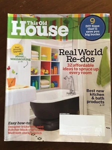 This Old House Magazine September 2009 Kitchen & Bath Wainscoting - Picture 1 of 2