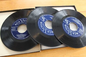 NICOLAI MALKO "TCHAIKOVSKY SYMPHONY NO 4" 45RPM 7" RECORD VG+ x3 [BOX SET] - Picture 1 of 4