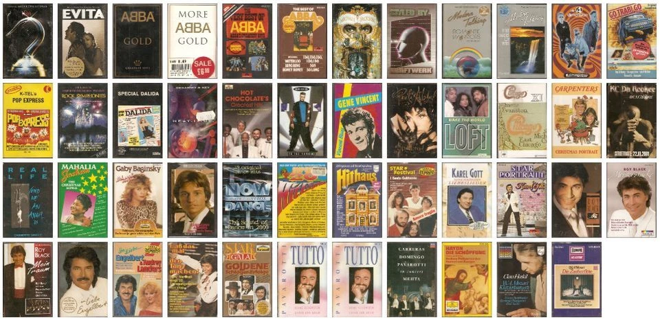 MC: Musikkassetten Sammlung Queen Boney M Elton John Rosenberg Scorpions - Bild 1 von 1