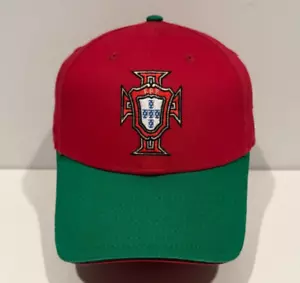 Portgual National Soccer Team New Era 9FORTY Adjustable Hat Cap Red/Green Cotton - Picture 1 of 6