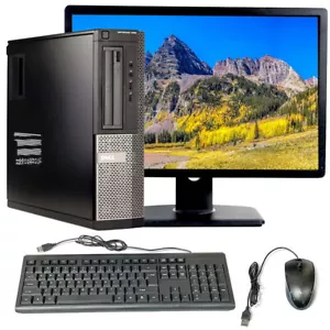 Dell Workstation i5 desktop 16 GB RAM 1 TB SSD Intel 22 in LCD Windows 10 Pro WiFi - Foto 1 di 6