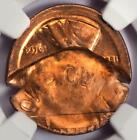 1964 NGC MS64RB Large Mushroom Broadstruck Brockage Lincoln Cent Mint Error Rare