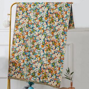 Towel Floral Bath Woman Thick Cotton Beach Water Absorbent Quick Drying Yellow