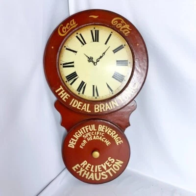 Vintage Coca-Cola Wall Clock - Retro Collectible Antique Home Decor rare 2369MT - Image 1 of 4